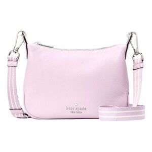 New Kate Spade Rosie Small Crossbody Pebbled Leather Violet Mist